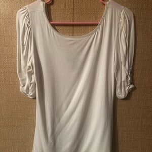 White House Black Market White Blouse